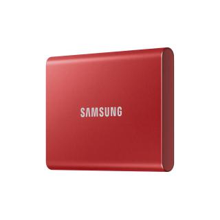 Dysk zewnętrzny SSD Samsung T7 (500GB USB 3.2 czerwony MU-PC500R/WW)