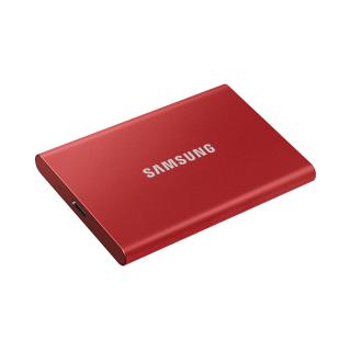 Dysk zewnętrzny SSD Samsung T7 (500GB USB 3.2 czerwony MU-PC500R/WW)