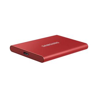 Dysk zewnętrzny SSD Samsung T7 (500GB USB 3.2 czerwony MU-PC500R/WW)