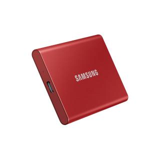 Dysk zewnętrzny SSD Samsung T7 (500GB USB 3.2 czerwony MU-PC500R/WW)