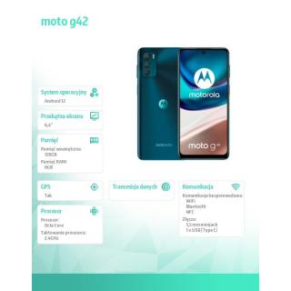 Smartfon moto g42 6/128 GB Atlantic Green