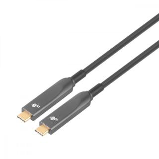 Kabel video USB C-C Optyczny 5m 4K