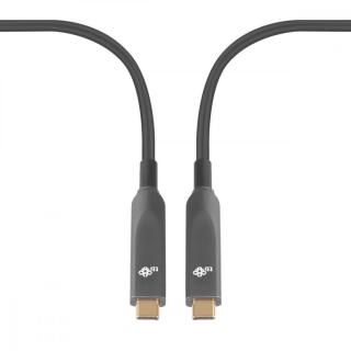 Kabel video USB C-C Optyczny 5m 4K