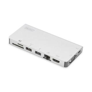 Stacja dokująca podróżna USB Typ C, 8 portów4K, HDMI,...