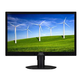 Monitor Philips 243V7QDSB/00 (24" TN FullHD 1920x1080 DisplayPort, DVI, VGA czarny)