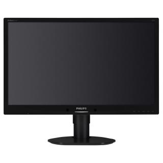 Monitor Philips 243V7QDSB/00 (24" TN FullHD 1920x1080 DisplayPort, DVI, VGA czarny)