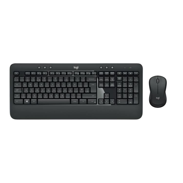 Zestaw klawiatura + mysz Logitech MK540 ADVANCED 920-008675 (USB 2.0 ukł.klaw.(DE) kolor czarny optyczna 1000 DPI)