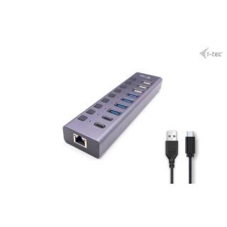 I-TEC CHARGING HUB 9PORT LAN/USB 3.0/USB-C POWER ADAPTER 60W