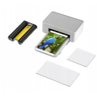 Xiaomi Instant Photo Printer 1S Set | Drukarka + papier + album | 300dpi, papier 10x 3", 10x 6"