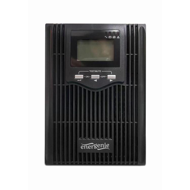 EnerGenie | Zasilacz UPS z czystą falą sinusoidalną z wyświetlaczem LCD i portem USB | EG-UPS-PS1000-01 | 1000 VA | 800 W | V