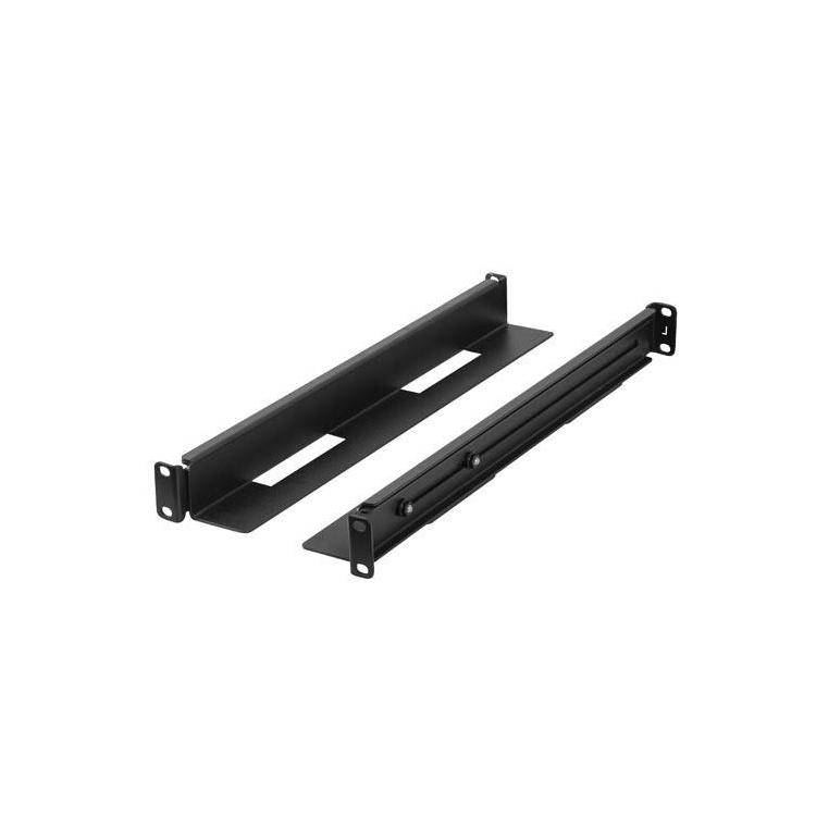 Zestaw szyn montażowych do szaf rack 19 cali przesuwne 397x680mm czarny