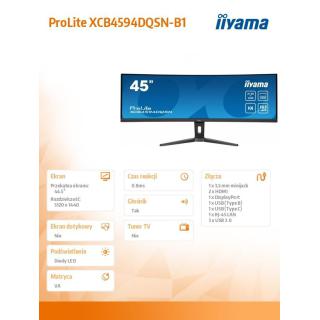 Monitor 44.5 cala XCB4594DQSN-B1