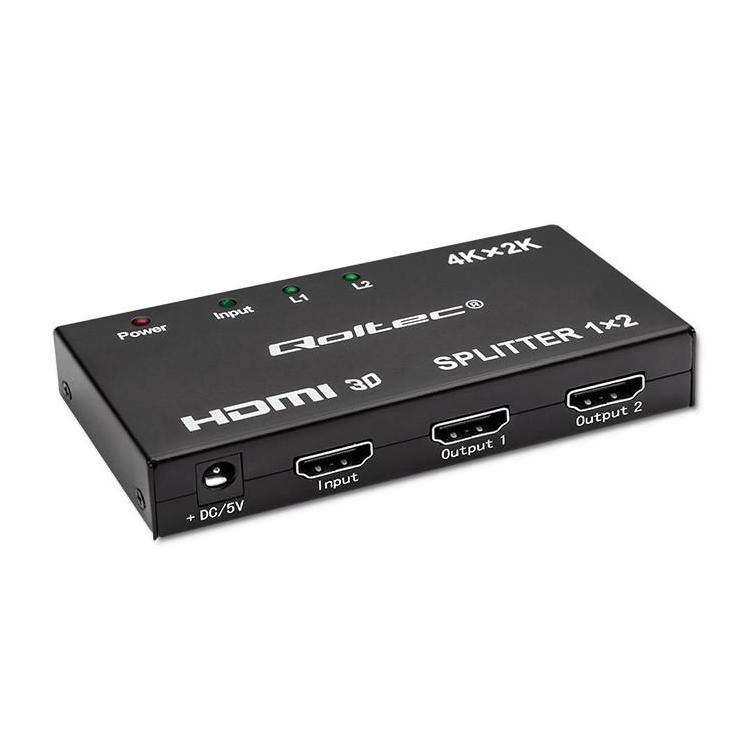 Aktywny rozdzielacz Splitter 2 x HDMI 4K x 2K | 3.4Gb/s