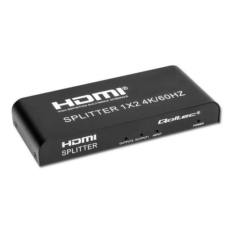 Aktywny rozdzielacz Splitter 2 x HDMI 4K x 2K | 6Gb/s | 60Hz