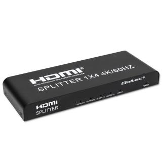 Rozdzielacz aktywny Qoltec Splitter 4 x HDMI 4K x 2K |...