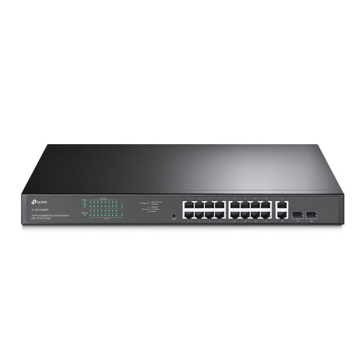 Switch zarządzalny TP-Link TL-SG1218MPE V5 Easy Smart JetStream 18x10/100/1000 (16x PoE+), 2x Combo SFP