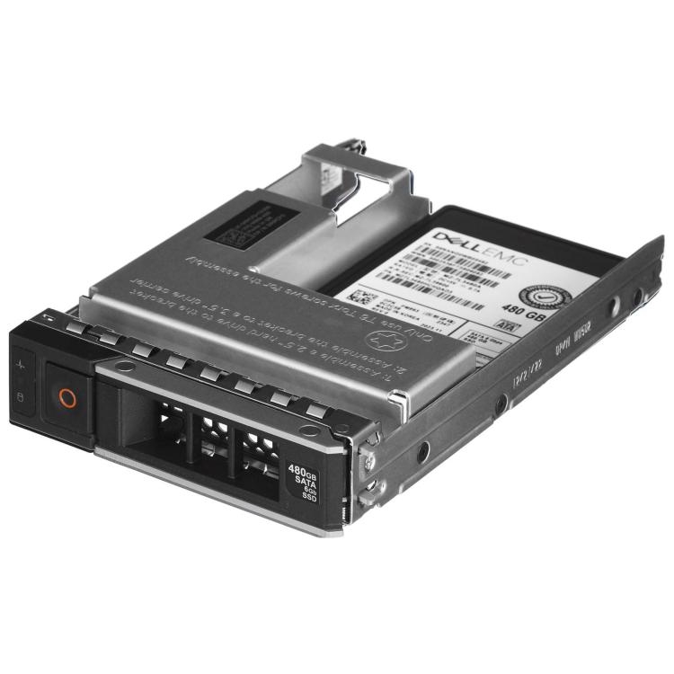 Dell 480GB SSD SATA Read Intensive 6Gbps 512e 2.5inch with 3.5inch Hybrid Carrier Customer Kit