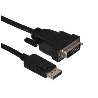 Kabel GEMBIRD CC-DPM-DVIM-1M (DisplayPort M - DVI-D M 1m kolor czarny)