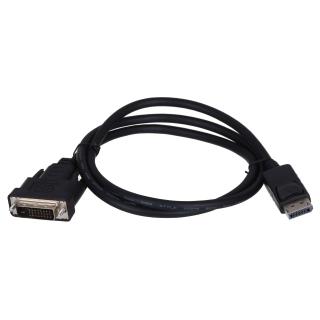 Kabel GEMBIRD CC-DPM-DVIM-1M (DisplayPort M - DVI-D M 1m kolor czarny)