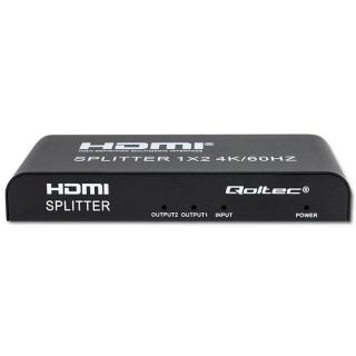 QOLTEC ROZDZIELACZ SPLITTER 2XHDMI 4KX2K | 6GB/S | 60HZ