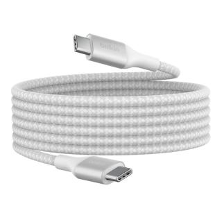 240W BRAIDED C-C CABLE 2M WHT/