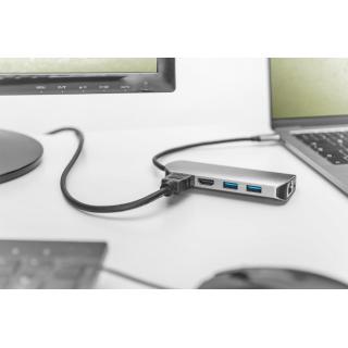 DIGITUS DA-70884 Uniwersalna stacja dokująca USB-C