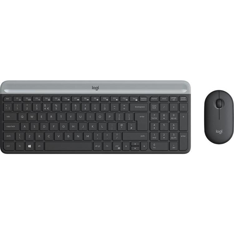 SLIM WRLS KEYBOARD-MOUSE COMBO/MK470 - GRAPHITE - DEU - CENTRAL