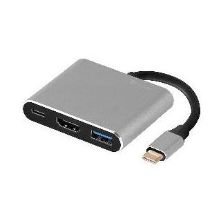 ADAPTER TRACER A-1, USB-C, HDMI 4K, USB 3.0, PDW 100W