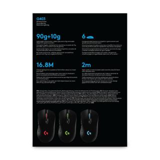 MYSZ GAMINGOWA LOGITECH G403 HERO