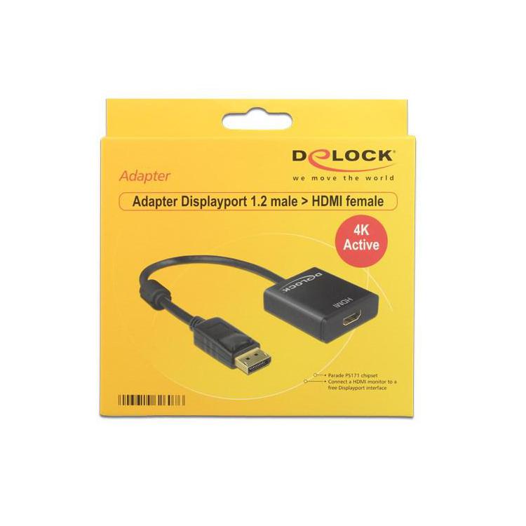 DeLOCK Adapter Displayport 1.2 męski