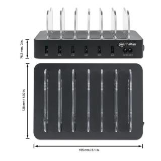 Stacja ładująca Manhattan 6-Portowa USB-A