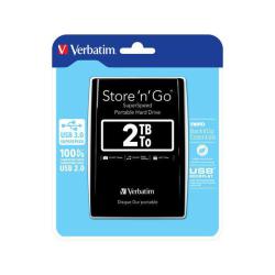 Dysk zewnętrzny Verbatim 2TB Store 'n' Go 2.5" 5400 USB 3.0 czarny