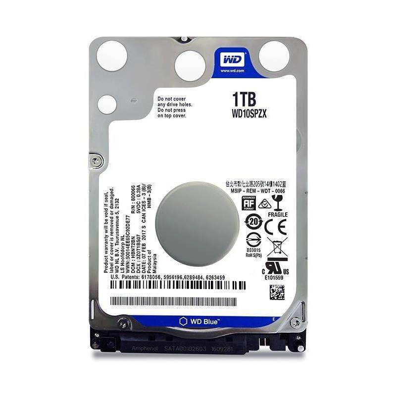 Dysk WD Blue™ WD10SPZX 1TB 2,5" 5400 128MB SATA III Slim 7mm