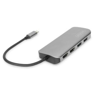 DIGITUS DA-70884 Uniwersalna stacja dokująca USB-C