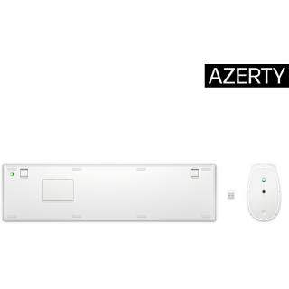 Zestaw klawiatura + mysz HP 650 Wireless Keyboard and Mouse Combo bezprzewodowe białe 4R016AA