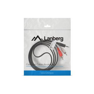 Kabel Lanberg CA-MJRC-10CC-0015-BK (Mini Jack - RCA x 2...