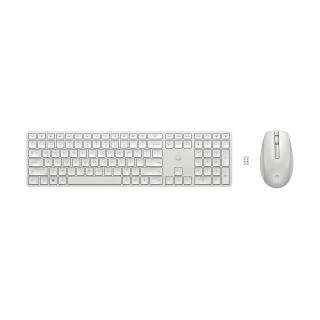 Zestaw klawiatura + mysz HP 650 Wireless Keyboard and Mouse Combo bezprzewodowe białe 4R016AA