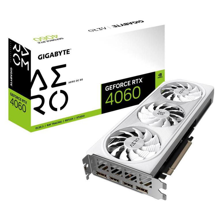 VGA PCIE16 RTX4060 8GB GDDR6/GV-N4060AERO OC-8GD GIGABYTE