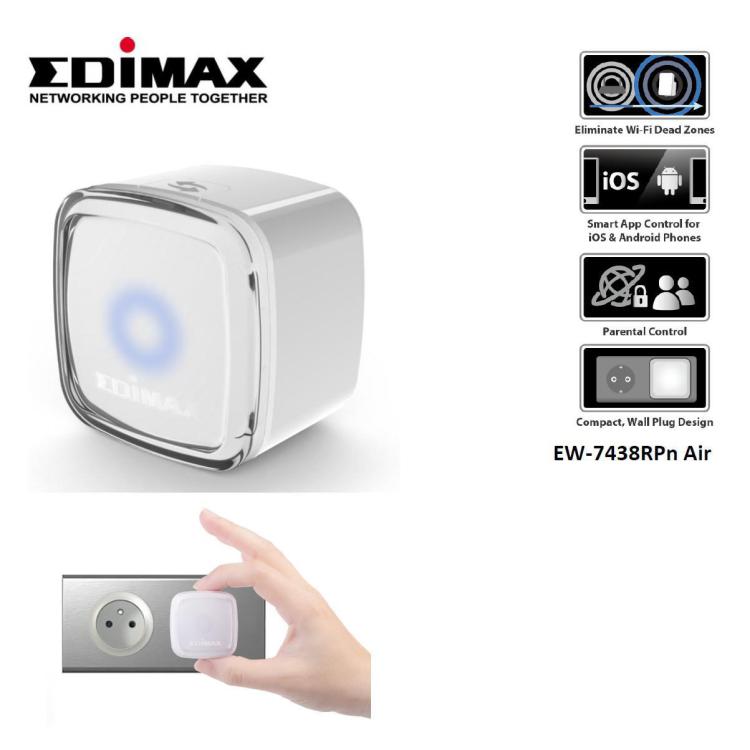 Wzmacniacz Edimax EW-7438RPn Air WiFi N300 Repeater