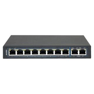 AVIZIO SWITCH NIEZARZĄDZALNY 8 PORTÓW RJ45 POE 1GB/S + 2...