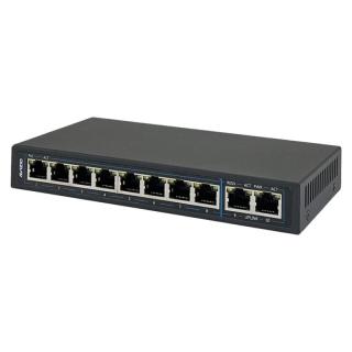 AVIZIO SWITCH NIEZARZĄDZALNY 8 PORTÓW RJ45 POE 1GB/S + 2...