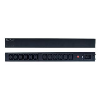 CyberPower PDU20BHVIEC12R rozdzielacz zasilania PDU 12 x gniazdo sieciowe 1U Czarny