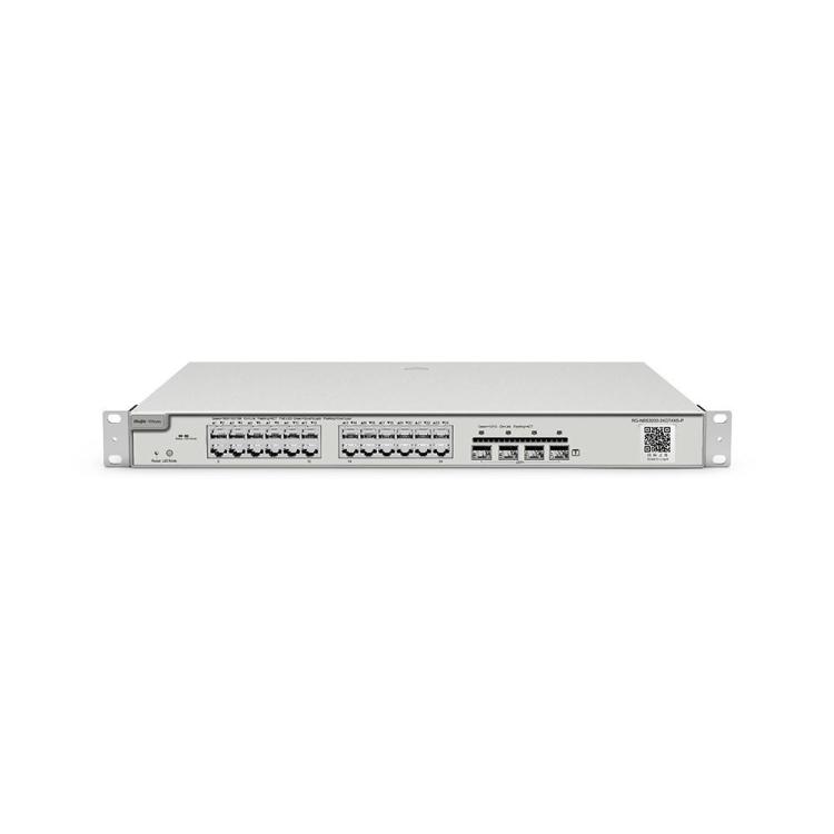 REYEE SWITCH ZARZĄDZALNY 24 PORTY 1GBIT + 4 PORTY UPLINK SFP+ 10GBIT | L2 | RACK