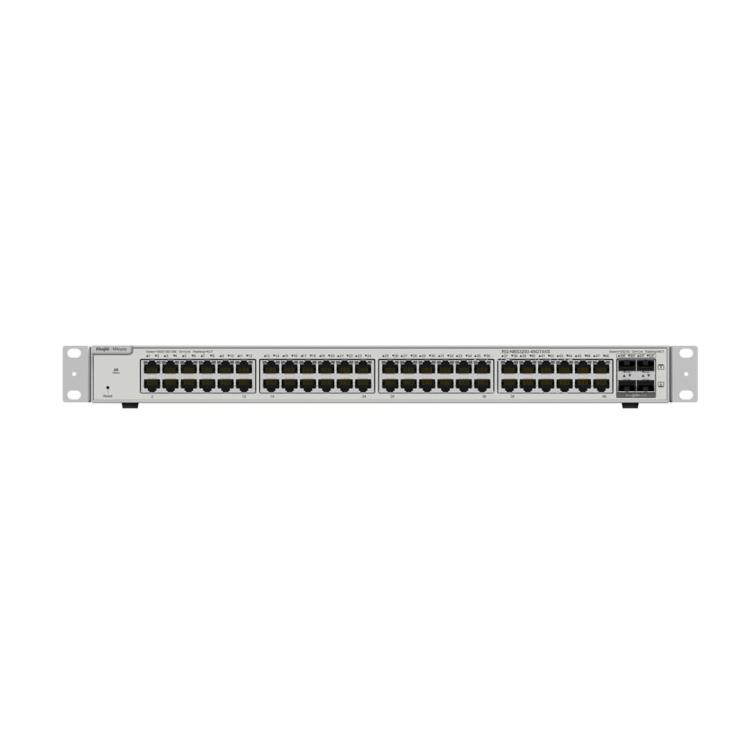 REYEE SWITCH ZARZĄDZALNY 48 PORTÓW 1GBIT + 4 PORTY UPLINK SFP+ 10GBIT | L2 | RACK