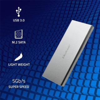 QOLTEC OBUDOWA NA DYSK M.2 SSD | SATA | NGFF | USB 3.0 |...