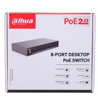 SWITCH DAHUA PFS3010-8ET-96-V2