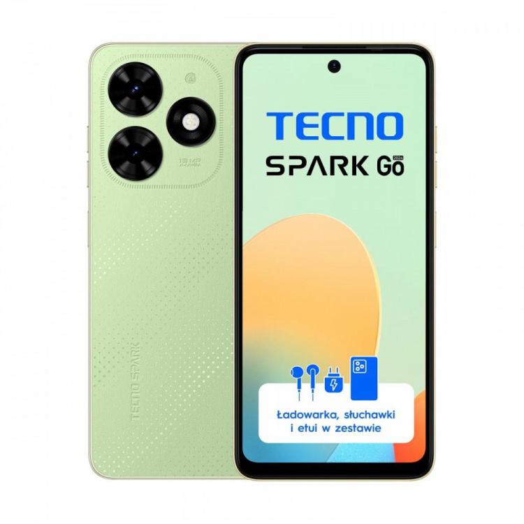 Smartfon Spark Go 2024 BG6 128+4 Zielony