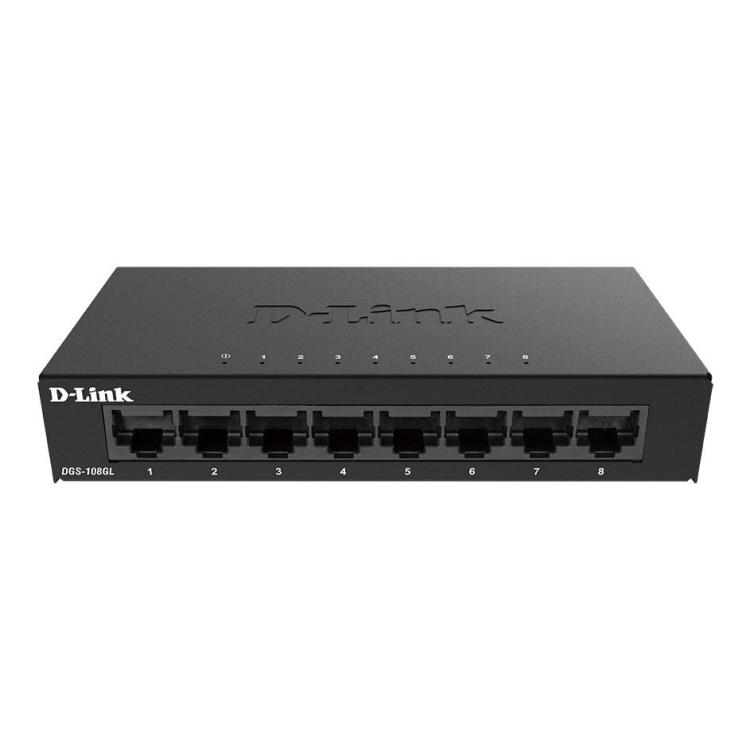 D-LINK DGS-108GL/E 8-Port Gigabit Ethernet Metal Ho