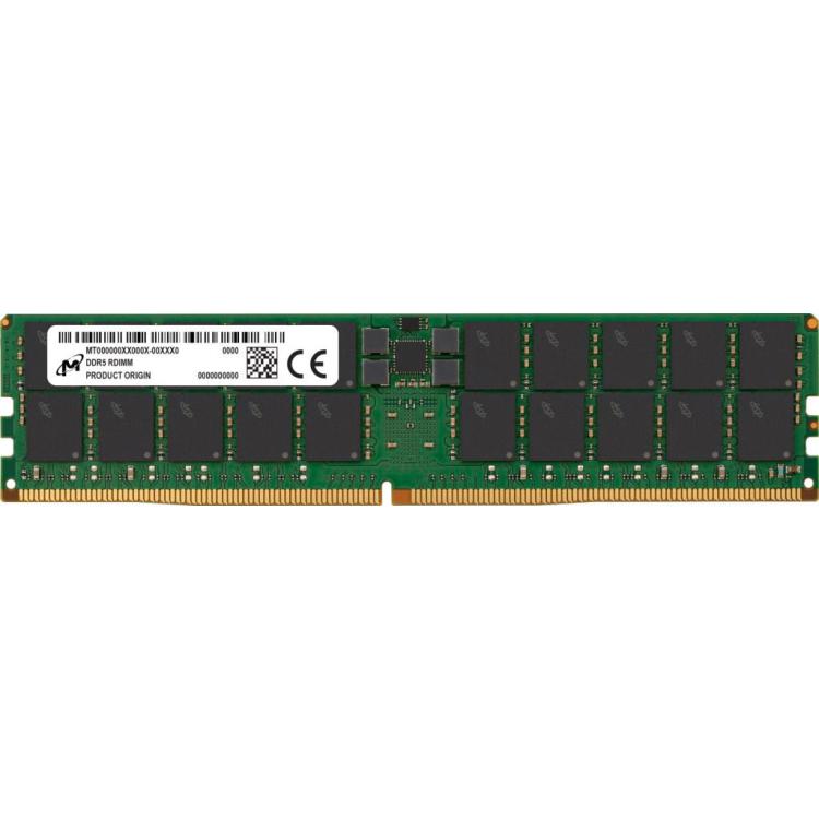 Micron RDIMM 64GB DDR5 2Rx4 4800MHz PC5-38400 ECC REGISTERED MTC40F2046S1RC48BR