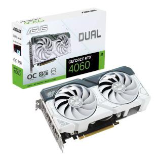 Karta graficzna GeForce RTX 4060 DUAL OC 8GB WHITE GDDR6...